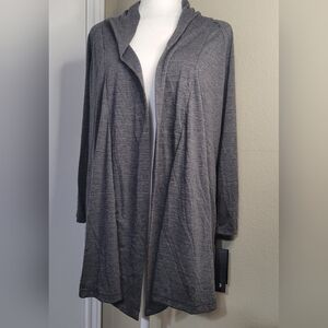 NWT, AB Studio Womens Cardigan, Black Size XL